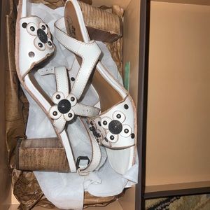 Patricia Nash genuine Italian leather high heel sandals